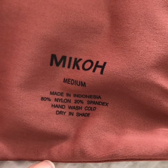 Mikoh Fiji metal ring bandeau bikini set. - Picture 8 of 8